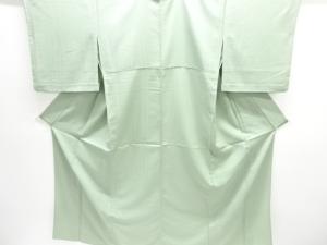 唐草模様織出し単衣色無地着物